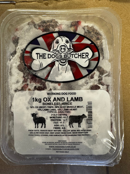 Dogs Butcher 1kg ALL Flavours