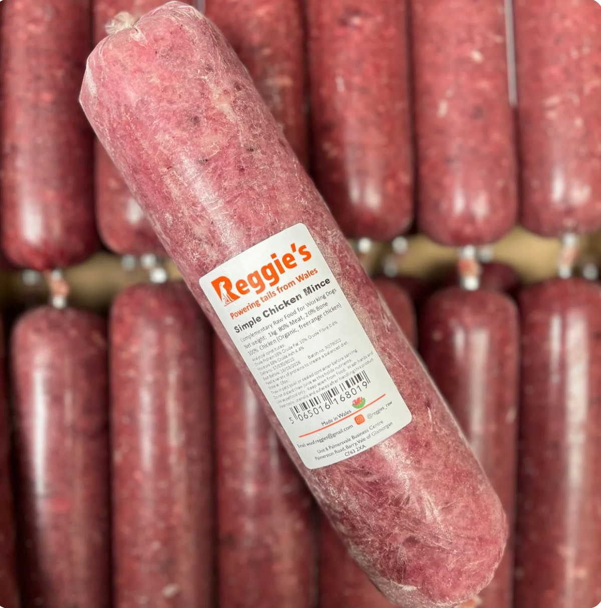 30 x 500g 100% Organic Free Range Chicken Mince Chubbs