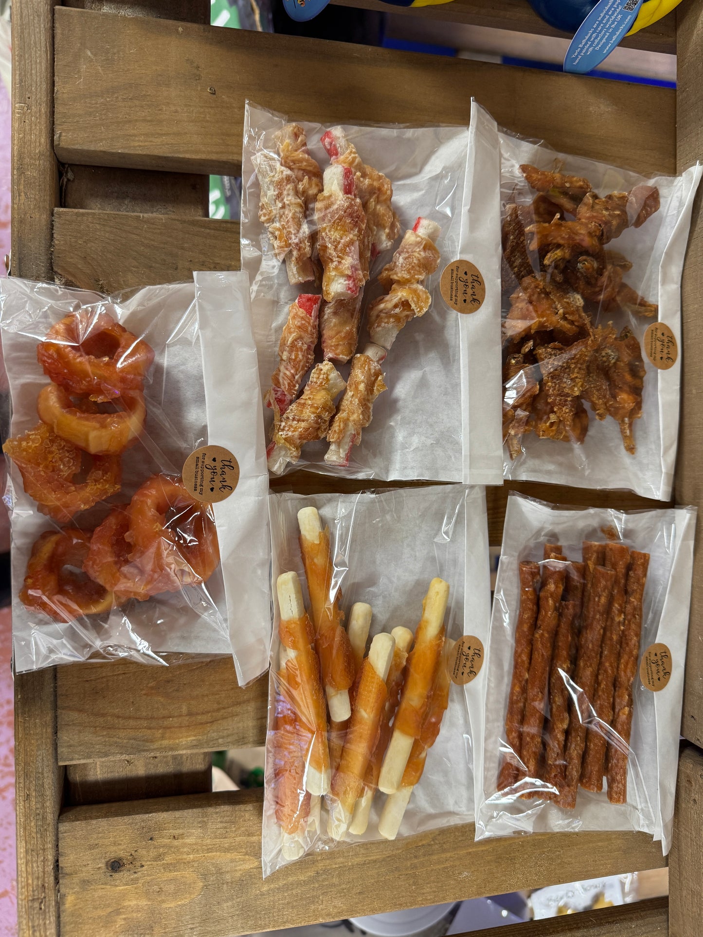 Chewy treat bags