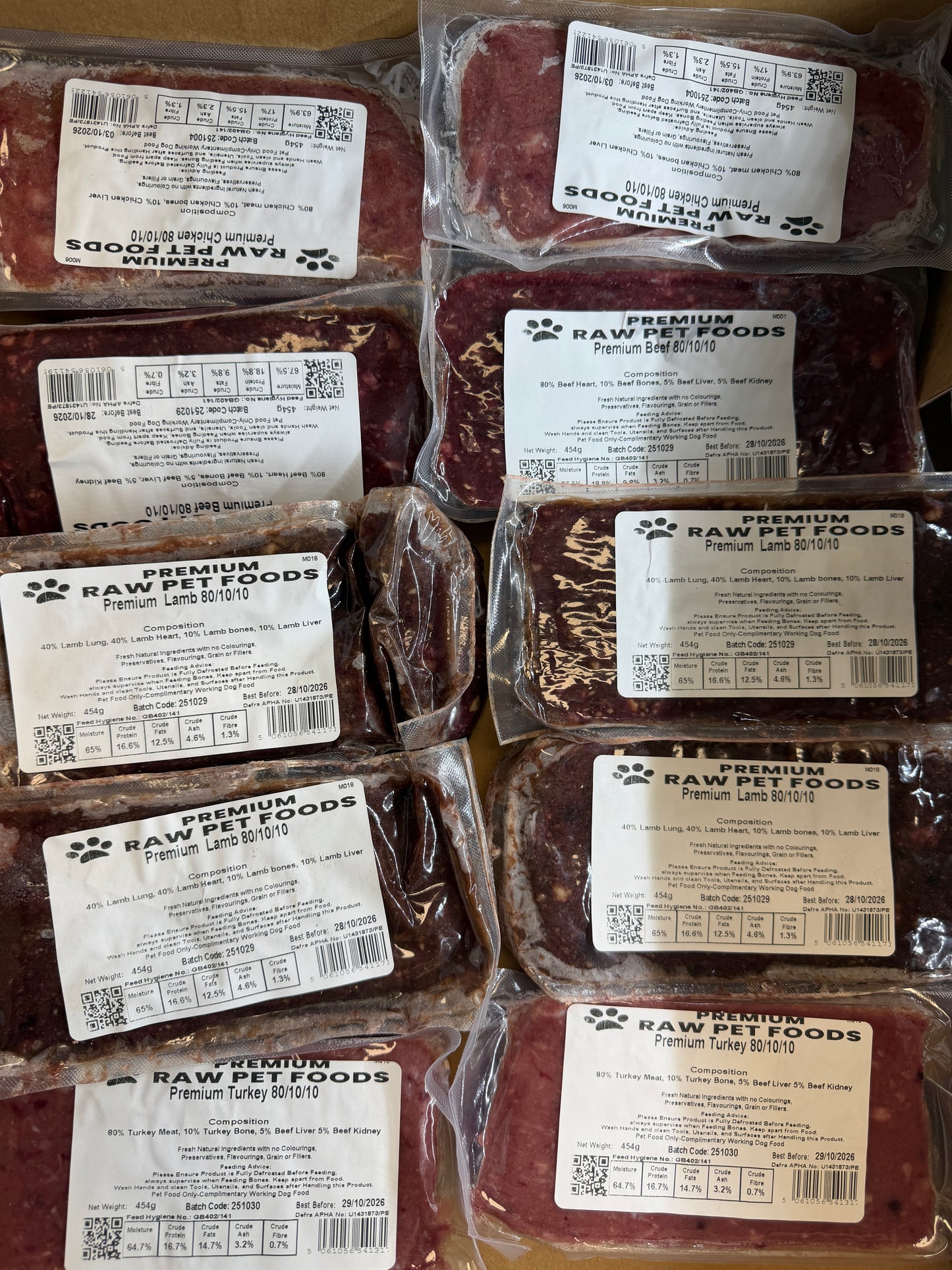 Box Deal #1 10 x 454g ( NO TRIPE )