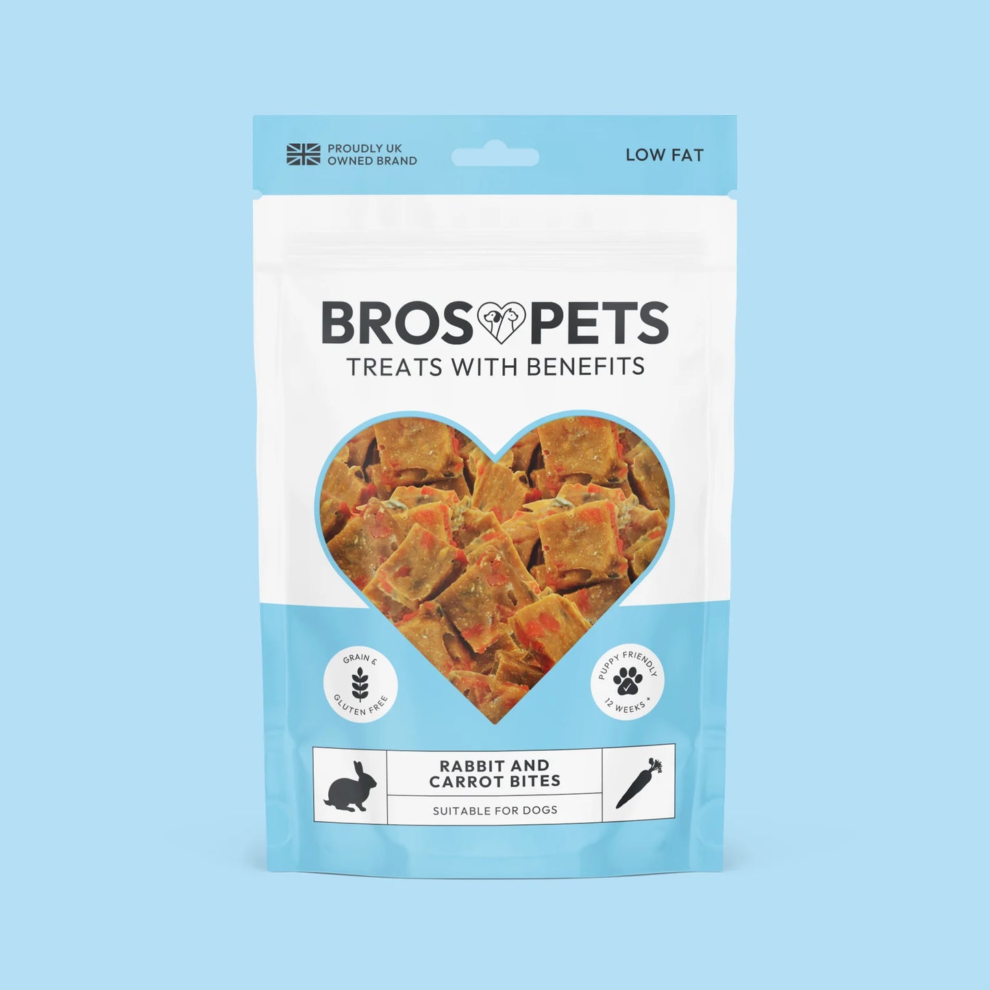 Rabbit & Carrot Bites 100g
