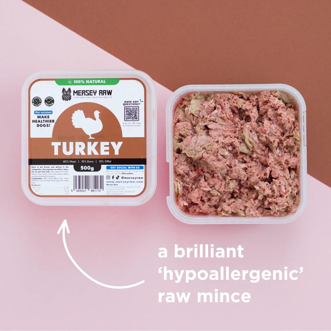 Mersey Raw Turkey Mince 500g