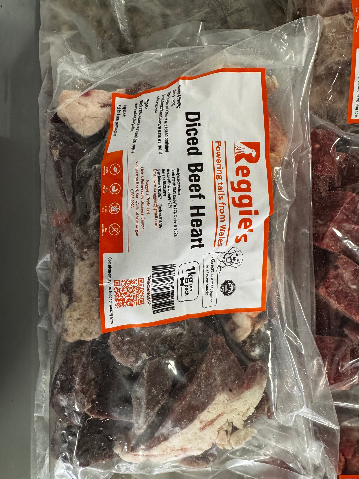 Diced Ox Heart 1KG